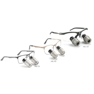 Πρισματικές λούπες (HDL PRISMS ή EYEZOOM) σε σκελετό ICONIC / SPORT με το μοναδικό σύστημα φωτισμού Endeavour / Endeavour XL