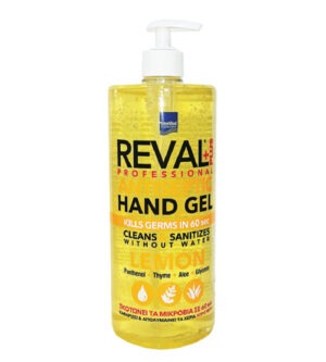 Αλκοολούχος αντισηπτική γέλη Reval Hand Gel 1lt, Intermed